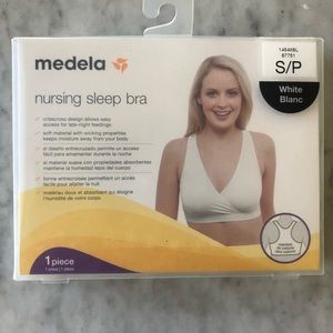 Medela nursing bra size small white new